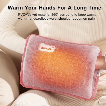 Hand Warmer Portable Hand Heater Electric Hot Water Bag Rechargeable Water Bag Hand Warmer Portable Warm Hand Stove Heater Bag